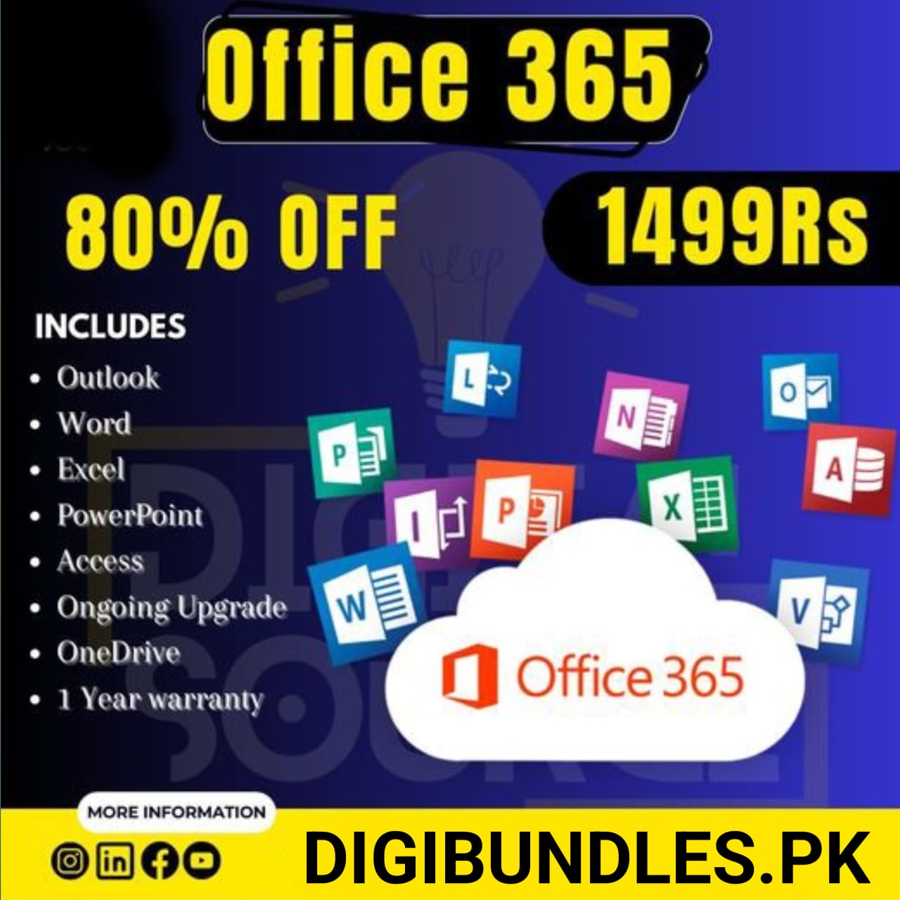 Microsoft Office 365 Family Subscription | Instant Access on your Email